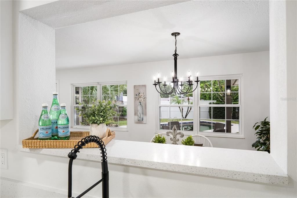 Chandelier, Interior