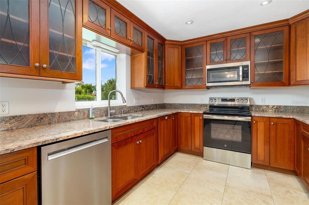Interior, Kitchen, Recessed Lighting, Stainless Steel Appliances