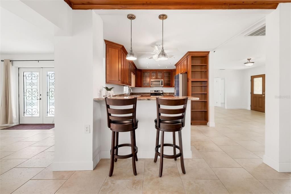 Interior, Kitchen, Pendant Lights, Stainless Steel Appliances