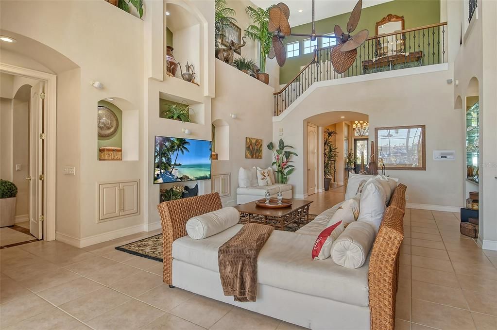 Interior, Living room, Recessed Lighting