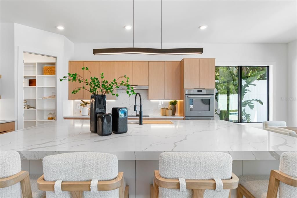 Interior, Kitchen, Pendant Lights, Recessed Lighting