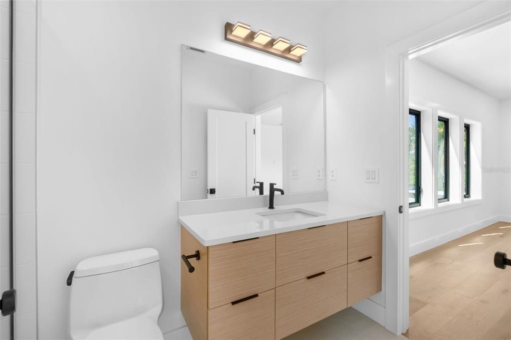 Bathroom, Interior, Wood Texture Flooring