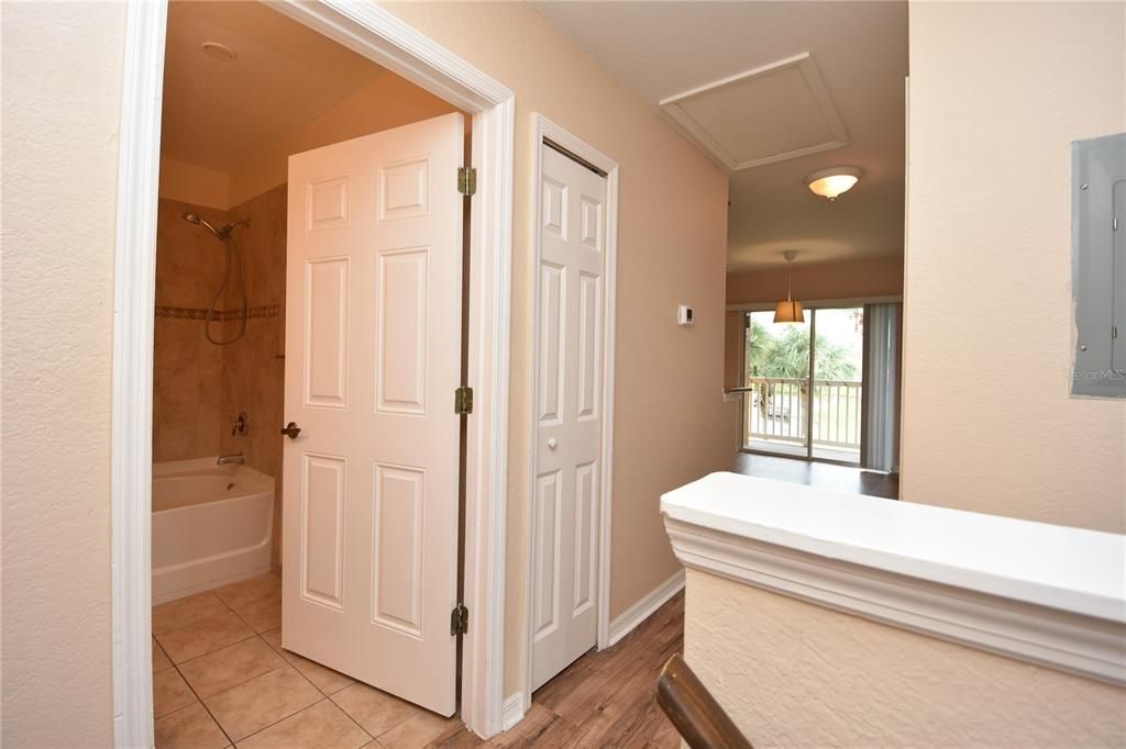 Bathroom, Interior, Wood Texture Flooring