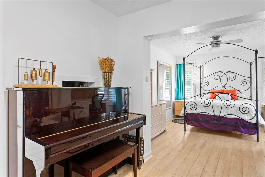 Bedroom, Interior, Wood Texture Flooring