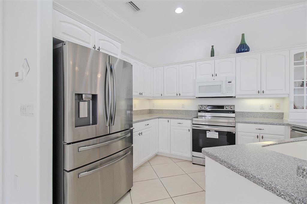Interior, Kitchen, Recessed Lighting, Stainless Steel Appliances
