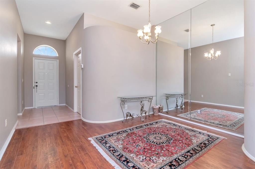 Chandelier, Interior, Recessed Lighting, Wood Texture Flooring
