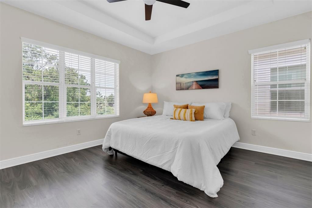 Bedroom, Interior, Wood Texture Flooring