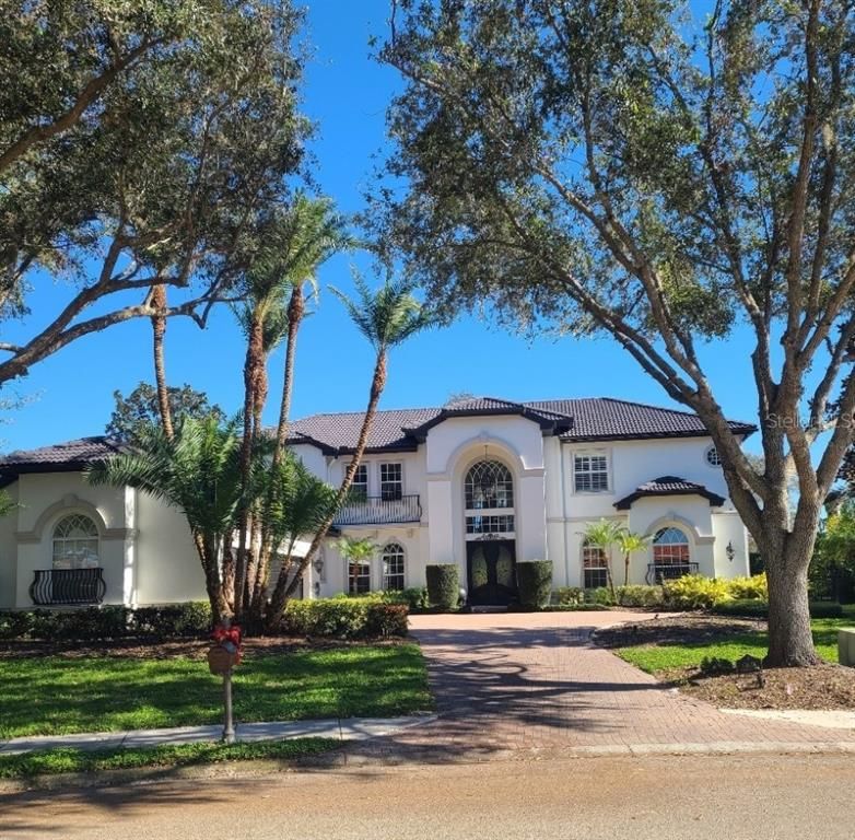 Backyard, Exterior, Facade, Mediterranean