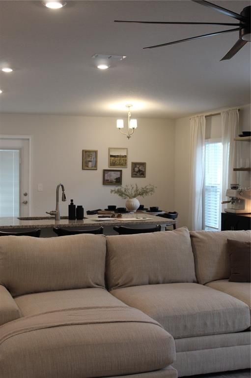 Chandelier, Interior, Living room, Recessed Lighting