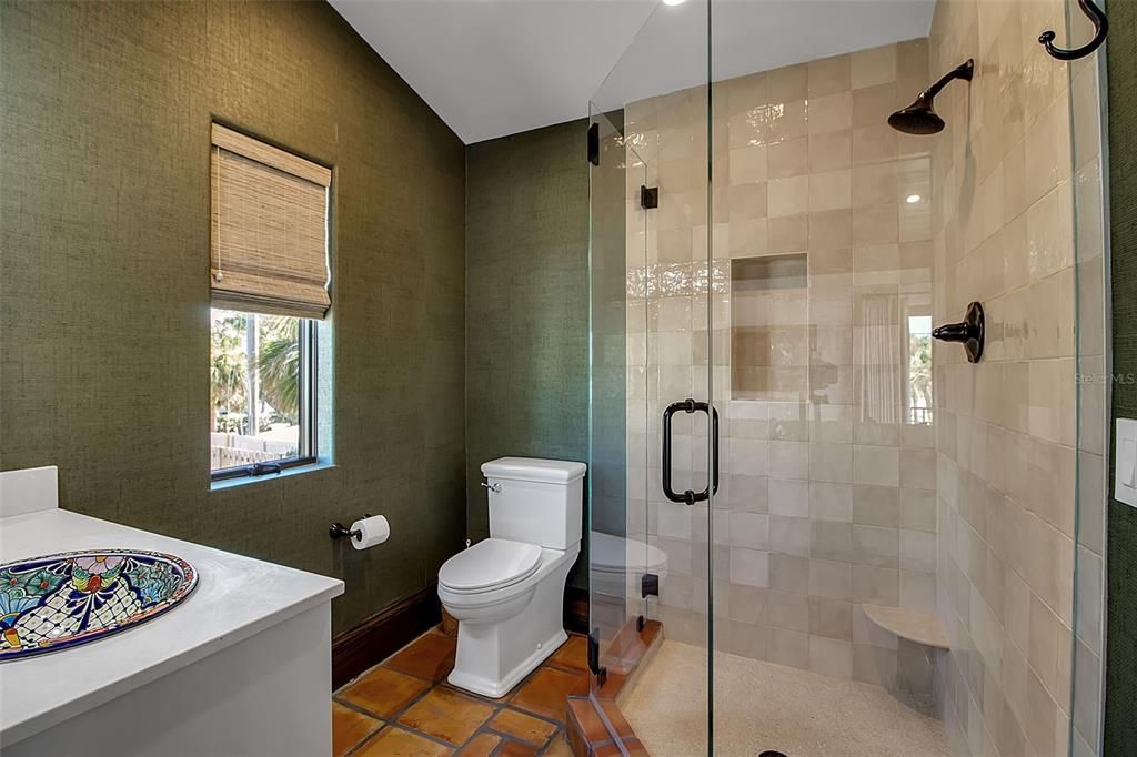 Bathroom, Glass Shower, Interior