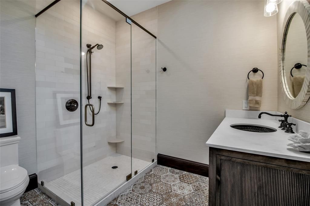 Bathroom, Glass Shower, Interior
