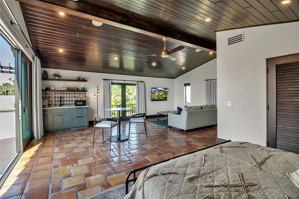 Interior, Living room, Recessed Lighting, Wooden Ceilings
