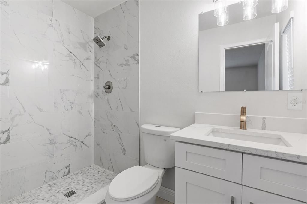 Bathroom, Interior, Marble Walls