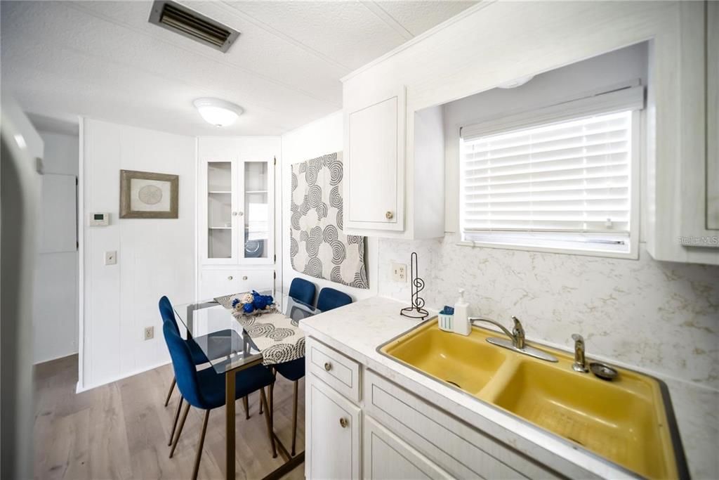 Bathroom, Dual Sink Vanities, Interior, Wood Texture Flooring