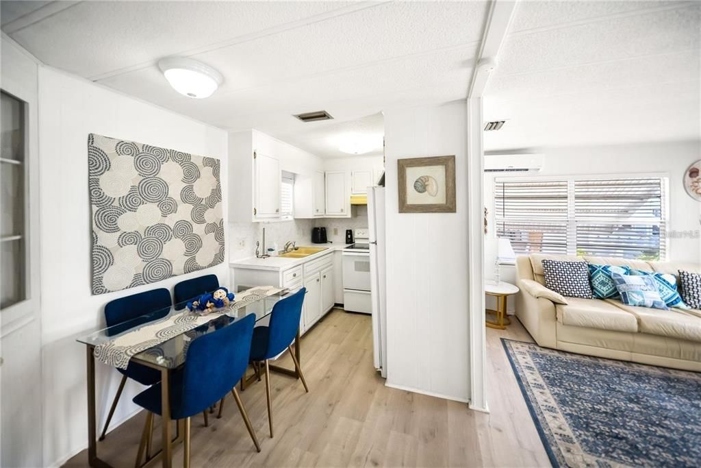 Dining room, Interior, Kitchen, Wood Texture Flooring