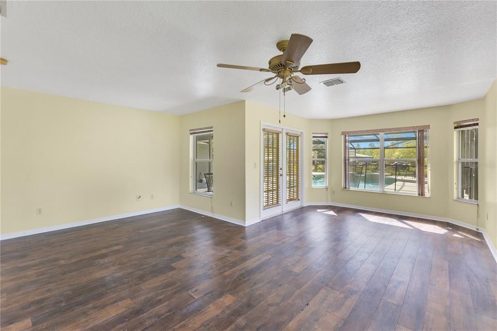 Empty room, Interior, Wood Texture Flooring