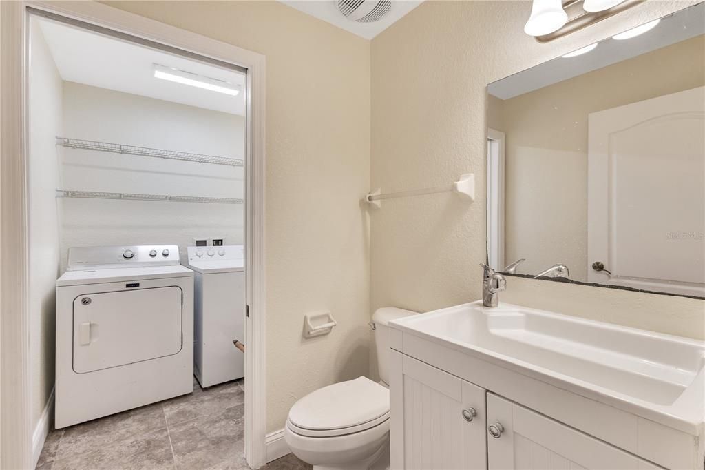 Bathroom, Interior, Utility Closets, Washer