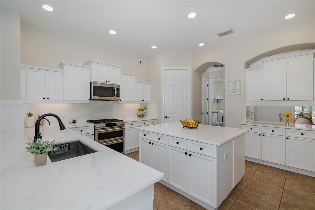 Interior, Kitchen, Recessed Lighting, Stainless Steel Appliances