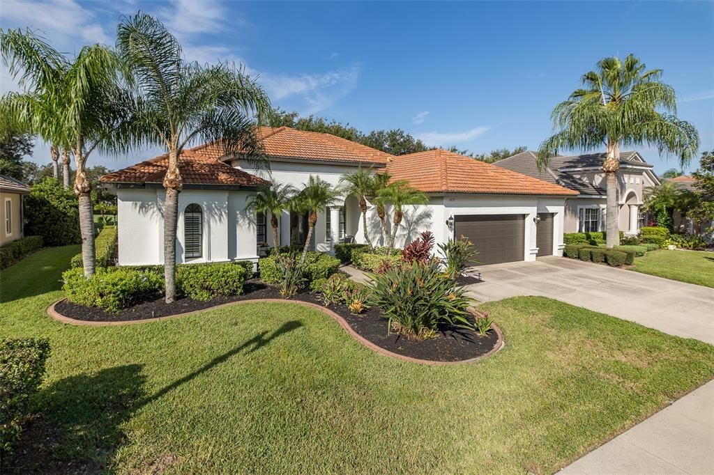 Attached, Backyard, Exterior, Facade, Spanish Mediterranean