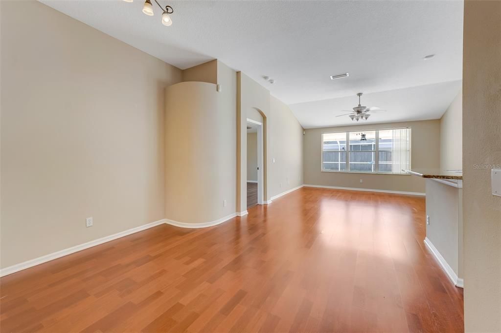 Empty room, Interior, Wood Texture Flooring