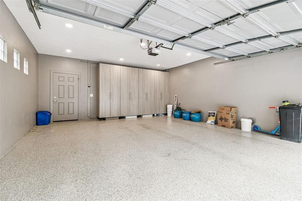 Garage, Interior, Recessed Lighting