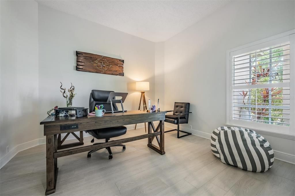 Home Office, Interior, Wood Texture Flooring