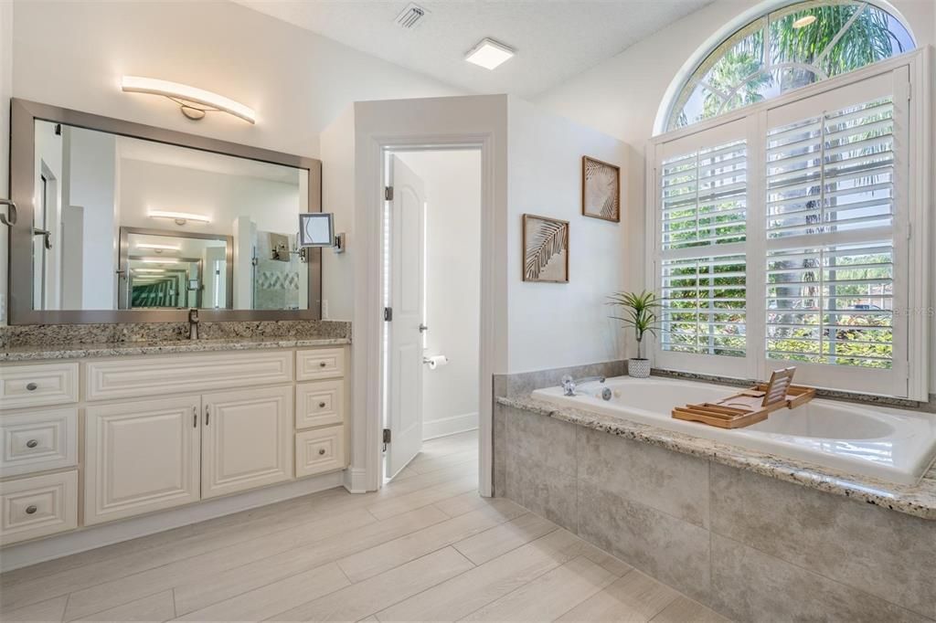 Bathroom, Interior, Wood Texture Flooring
