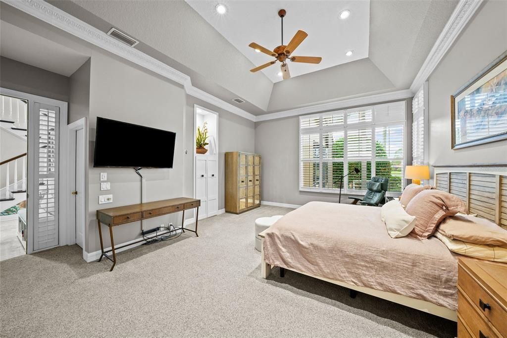 Bedroom, Interior, Recessed Lighting