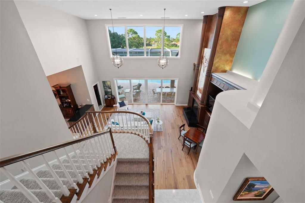 Interior, Pendant Lights, Recessed Lighting, Wood Texture Flooring