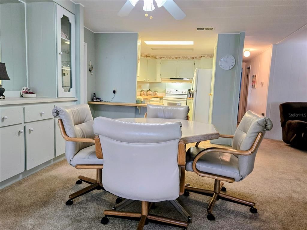 Dining room, Interior, Kitchen, Recessed Lighting