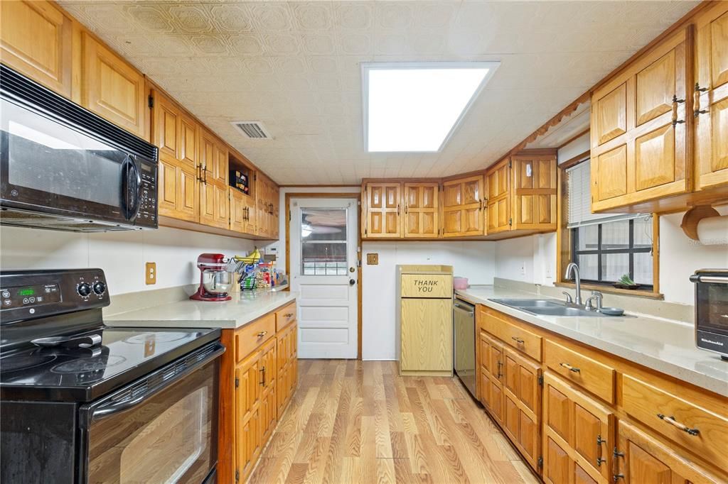Interior, Kitchen, Wood Texture Flooring