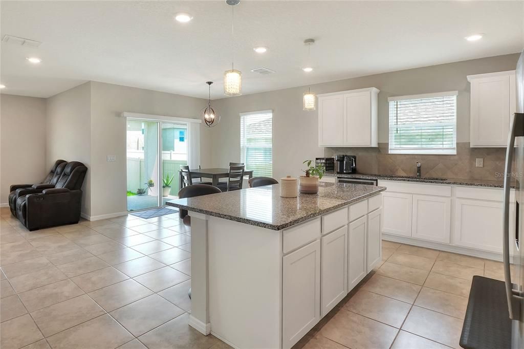 Dining room, Interior, Kitchen, Pendant Lights, Recessed Lighting