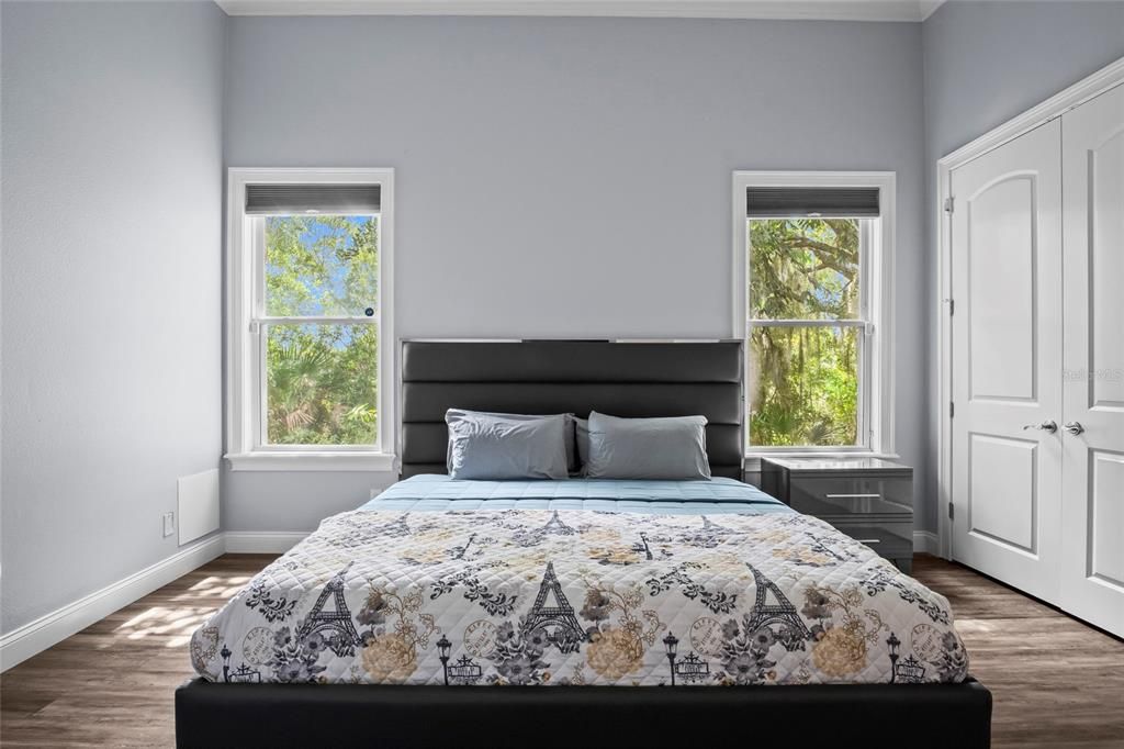 Bedroom, Interior, Wood Texture Flooring