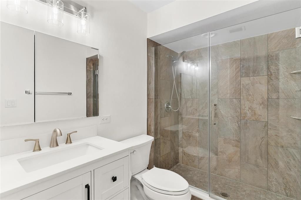 Bathroom, Glass Shower, Interior