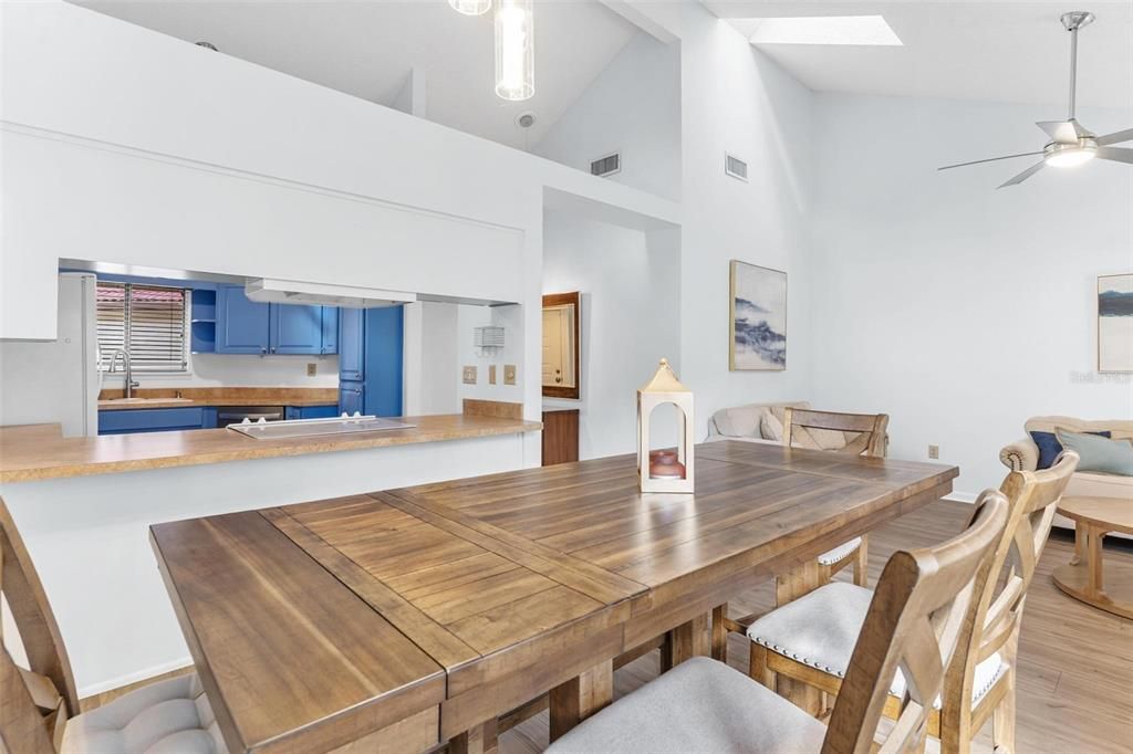 Dining room, Interior, Kitchen, Wood Texture Flooring