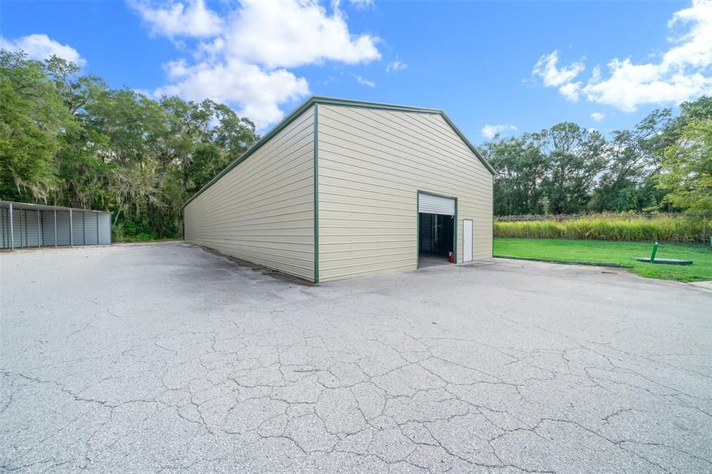 Backyard, Detached Garage, Exterior