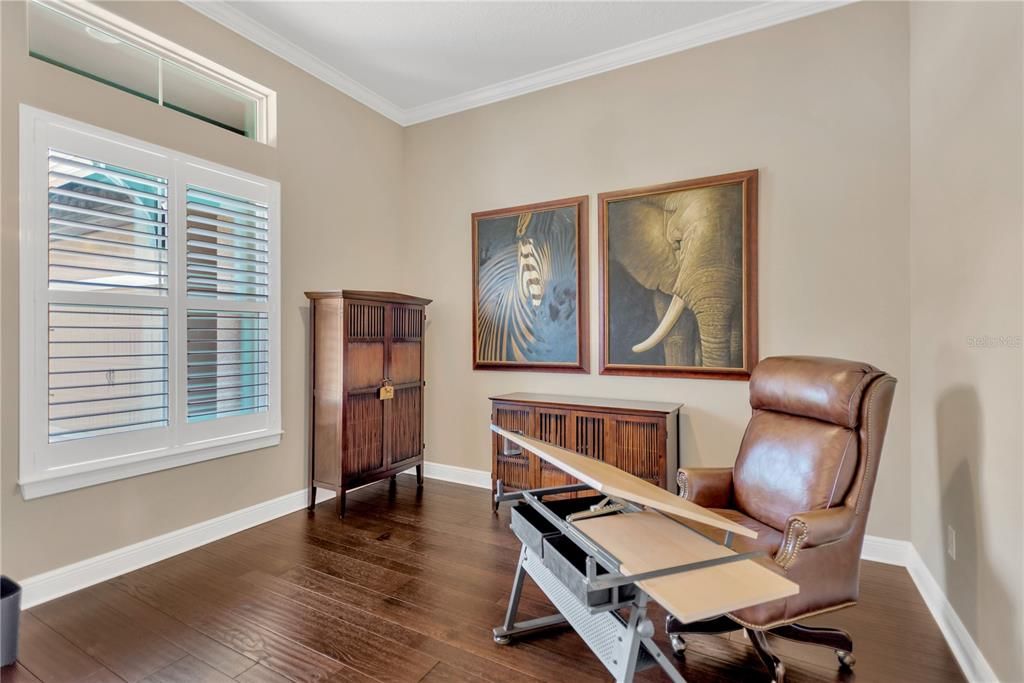 Home Office, Interior, Wood Texture Flooring