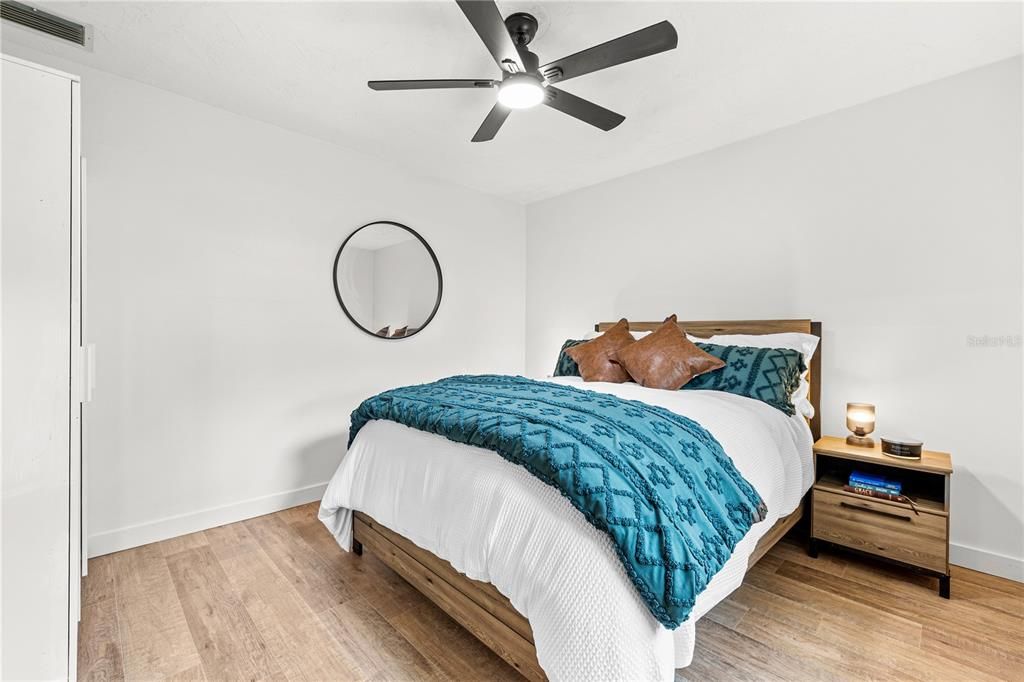 Bedroom, Interior, Wood Texture Flooring
