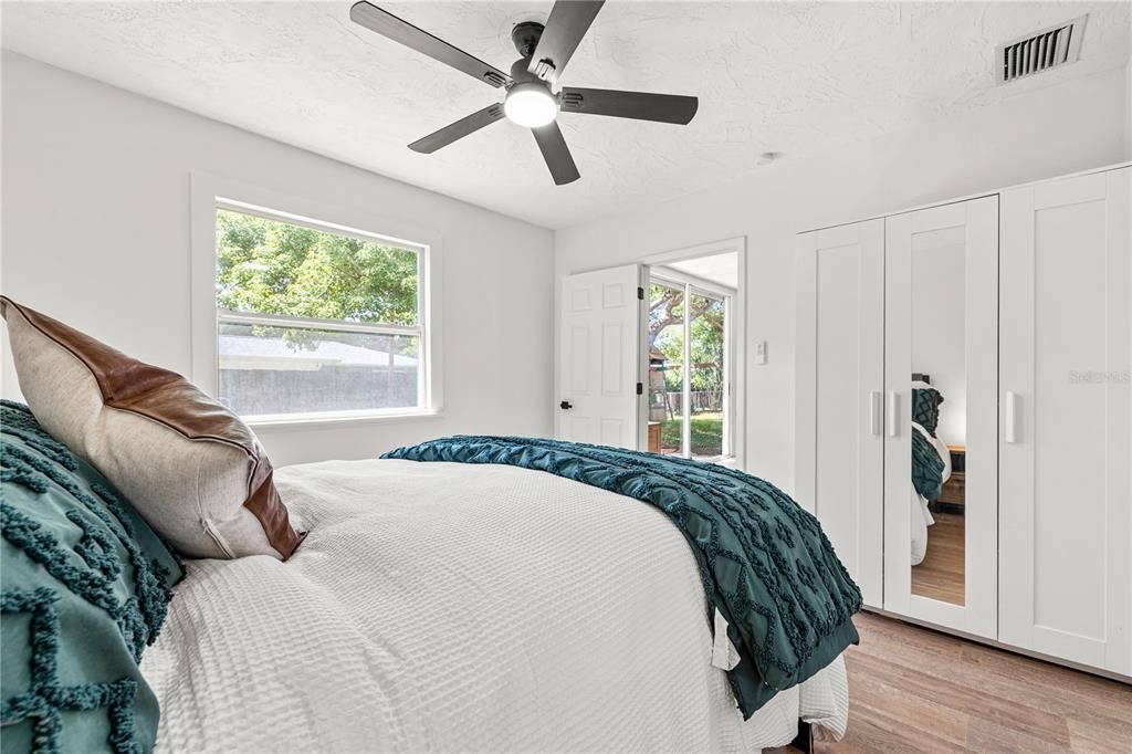 Bedroom, Interior, Wood Texture Flooring