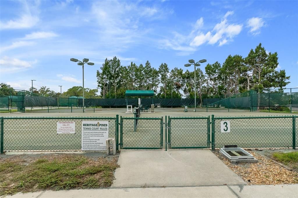 Exterior, Tennis Courts