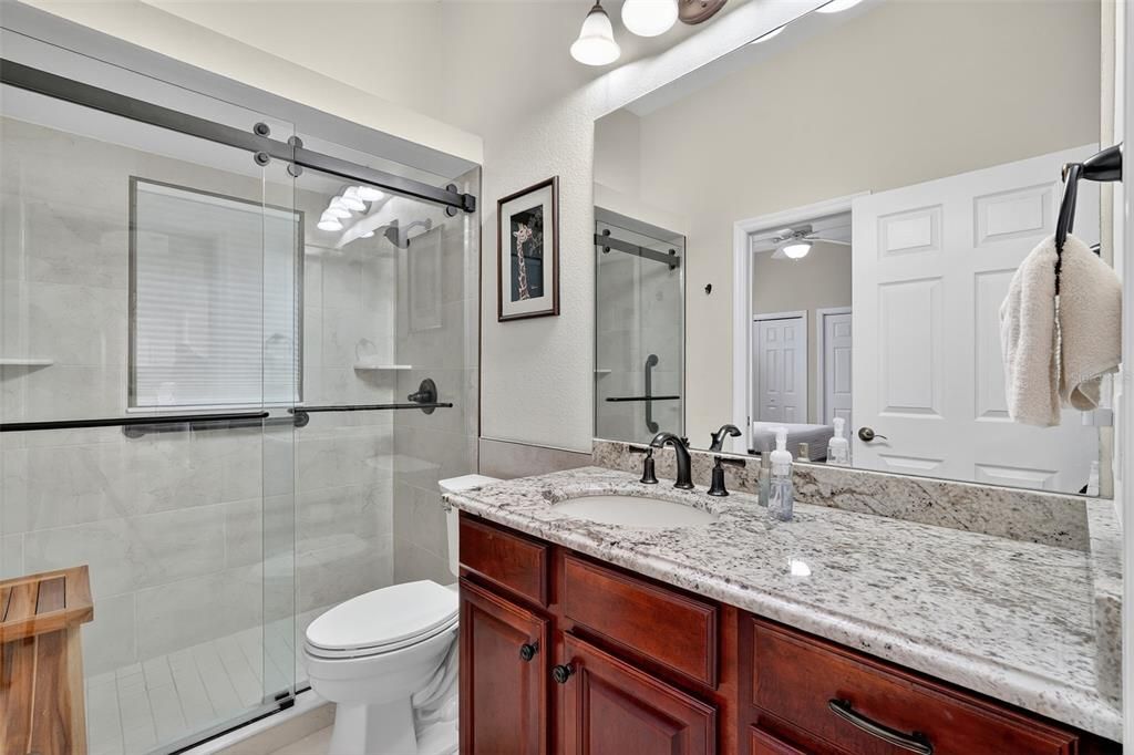 Bathroom, Dual Sink Vanities, Glass Shower, Interior