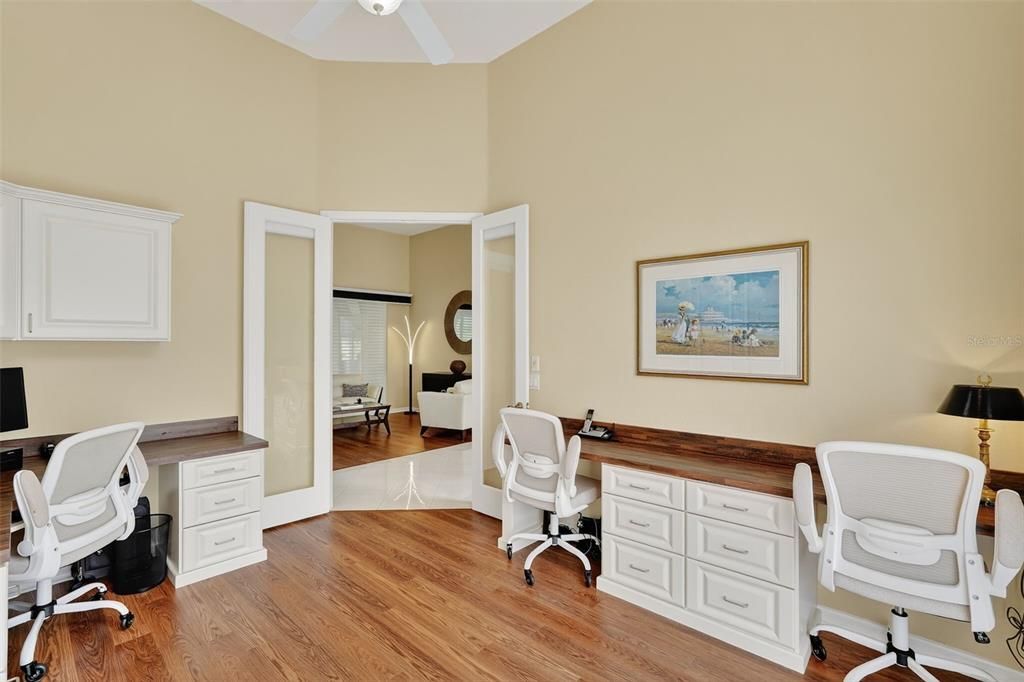 Home Office, Interior, Wood Texture Flooring