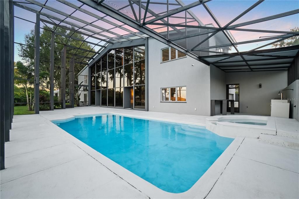 Glass Ceilings, Interior, Pool, Sun Room