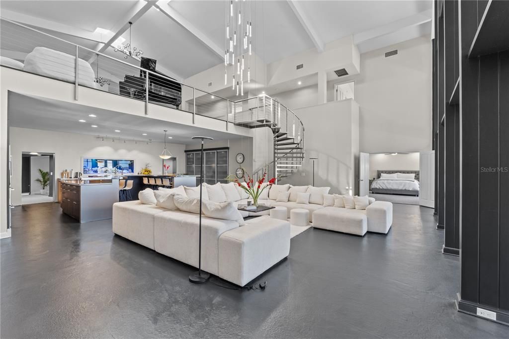 Bedroom, Interior, Living room, Pendant Lights, Recessed Lighting