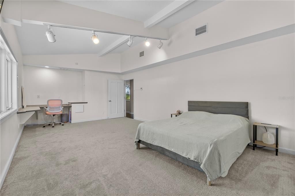 Bedroom, Home Office, Interior, Recessed Lighting