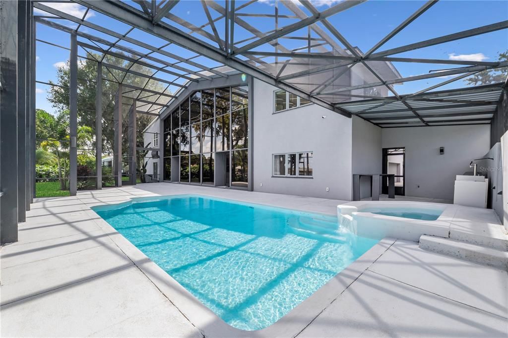 Glass Ceilings, Interior, Pool, Sun Room