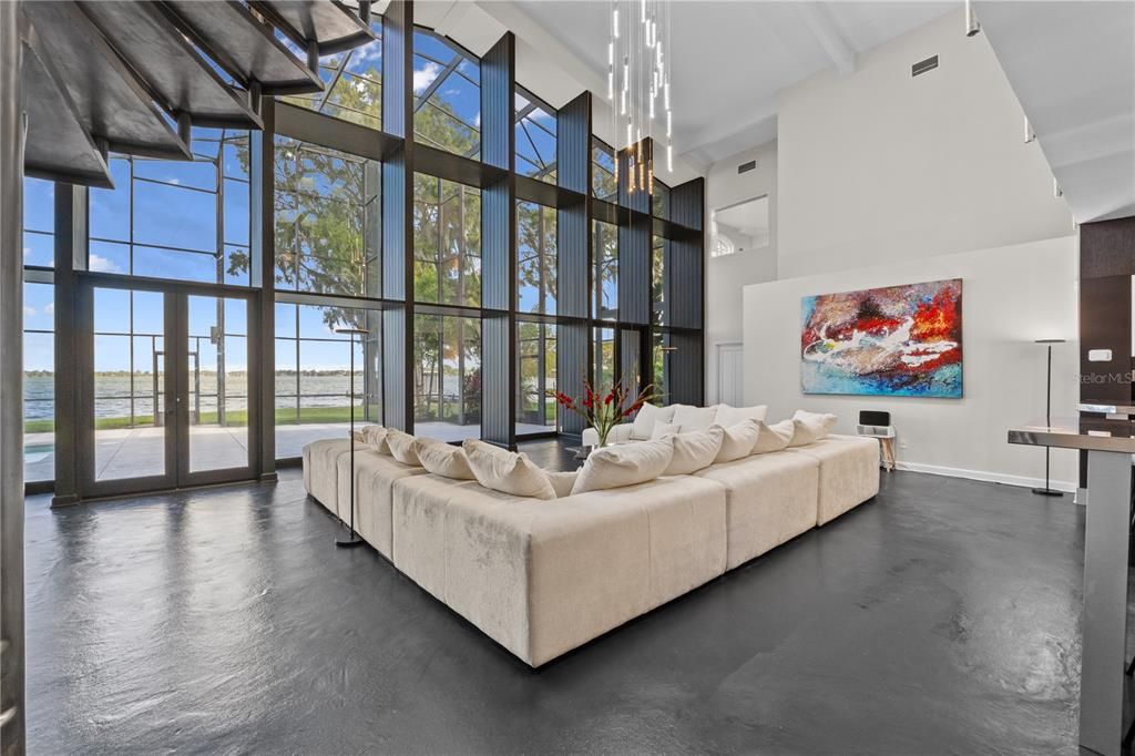 Interior, Living room, Pendant Lights