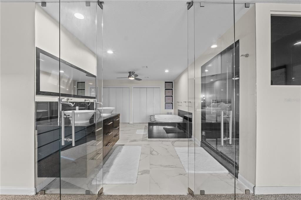 Interior, Marble, Recessed Lighting