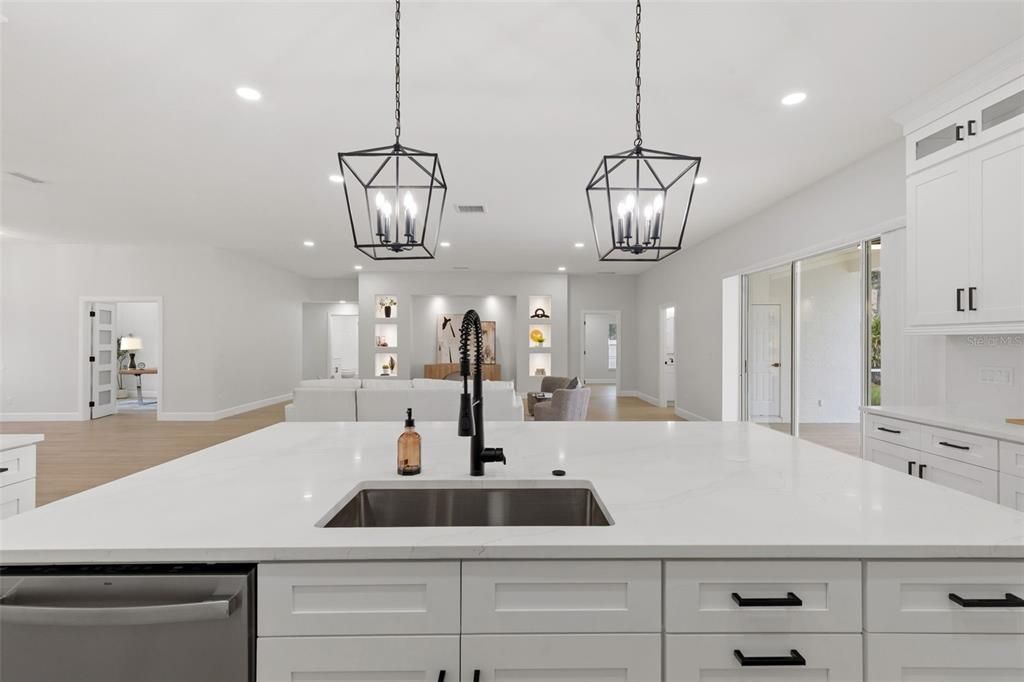 Interior, Kitchen, Pendant Lights, Recessed Lighting