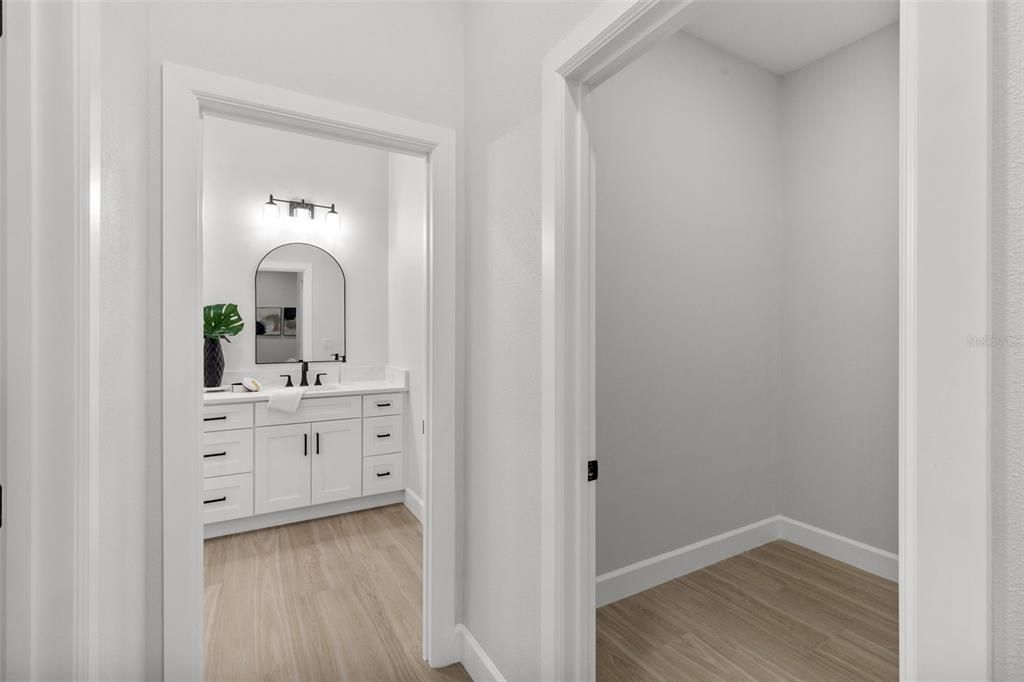 Bathroom, Interior, Wood Texture Flooring